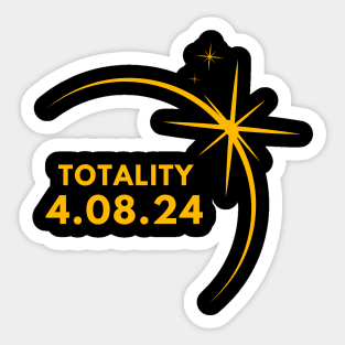 America Totality 4.08.24 Total Solar Eclipse 2024 Sticker